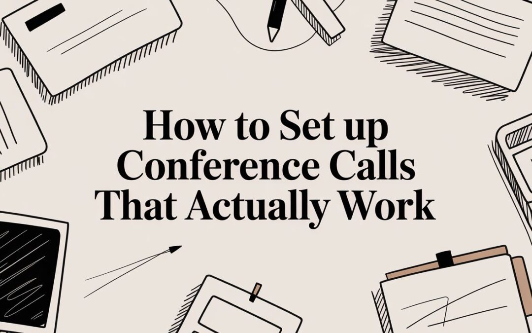 How to Set Up Conference Calls That Actually Work