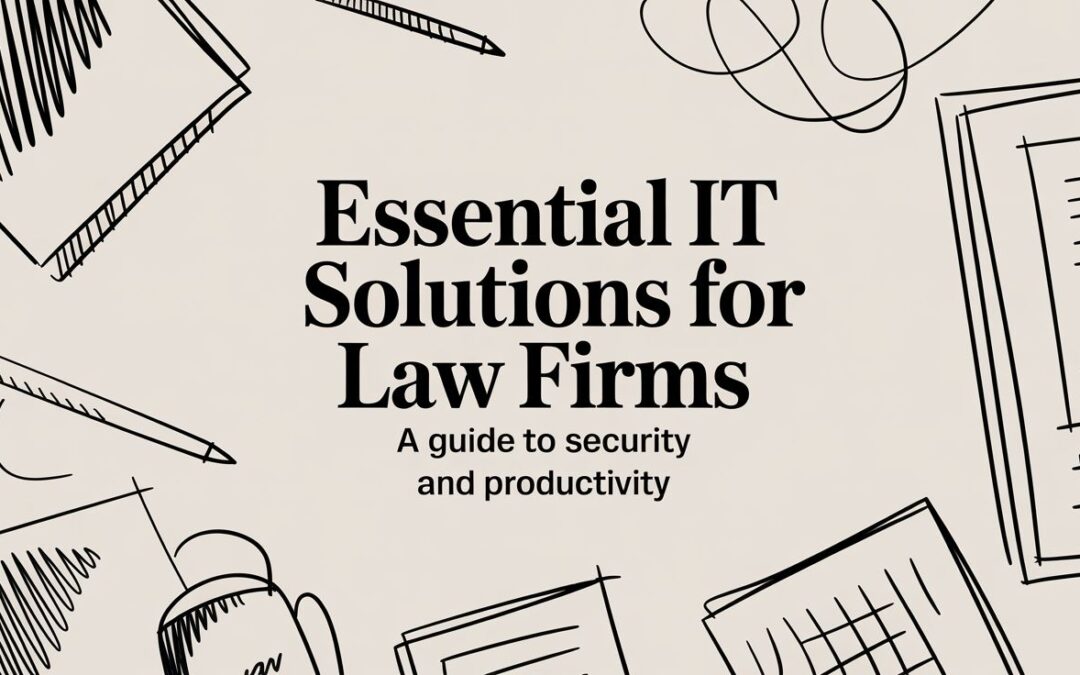 Essential IT Solutions for Law Firms A Guide to Security and Productivity