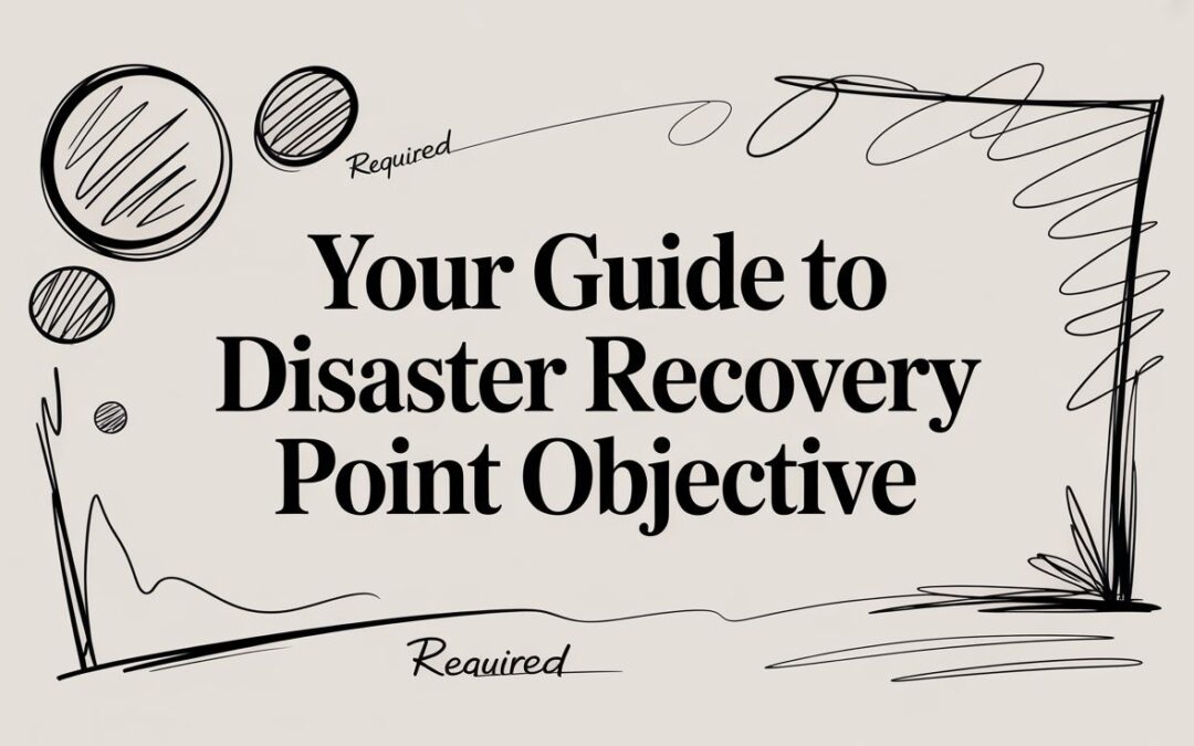 Your Guide to Disaster Recovery Point Objective